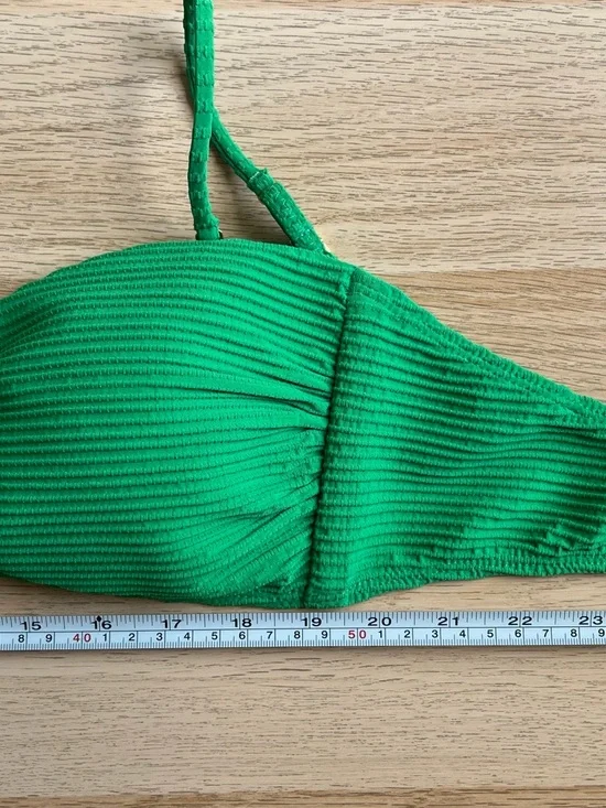 ViX Jill Bandeau Bikini Top Green Size L NWT - Picture 7 of 10